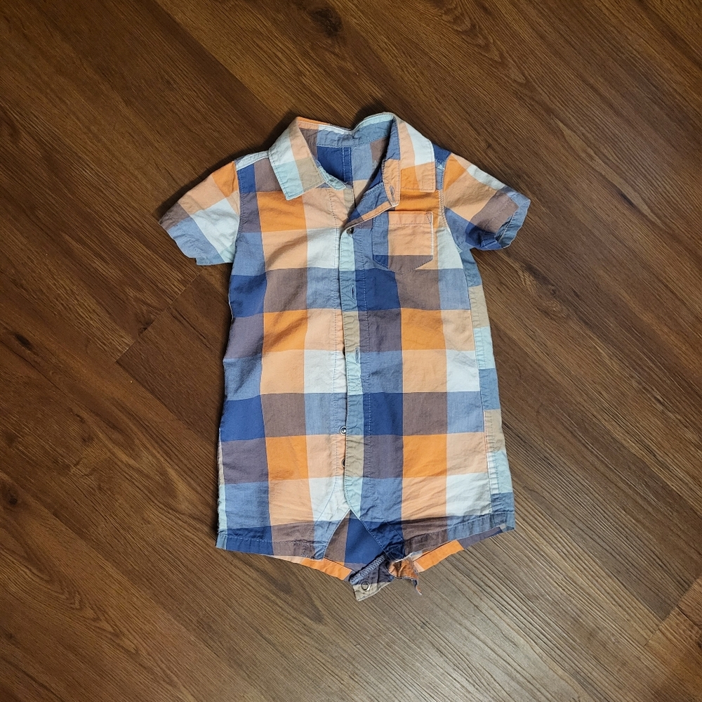 Carter's Boys Plaid One Piece